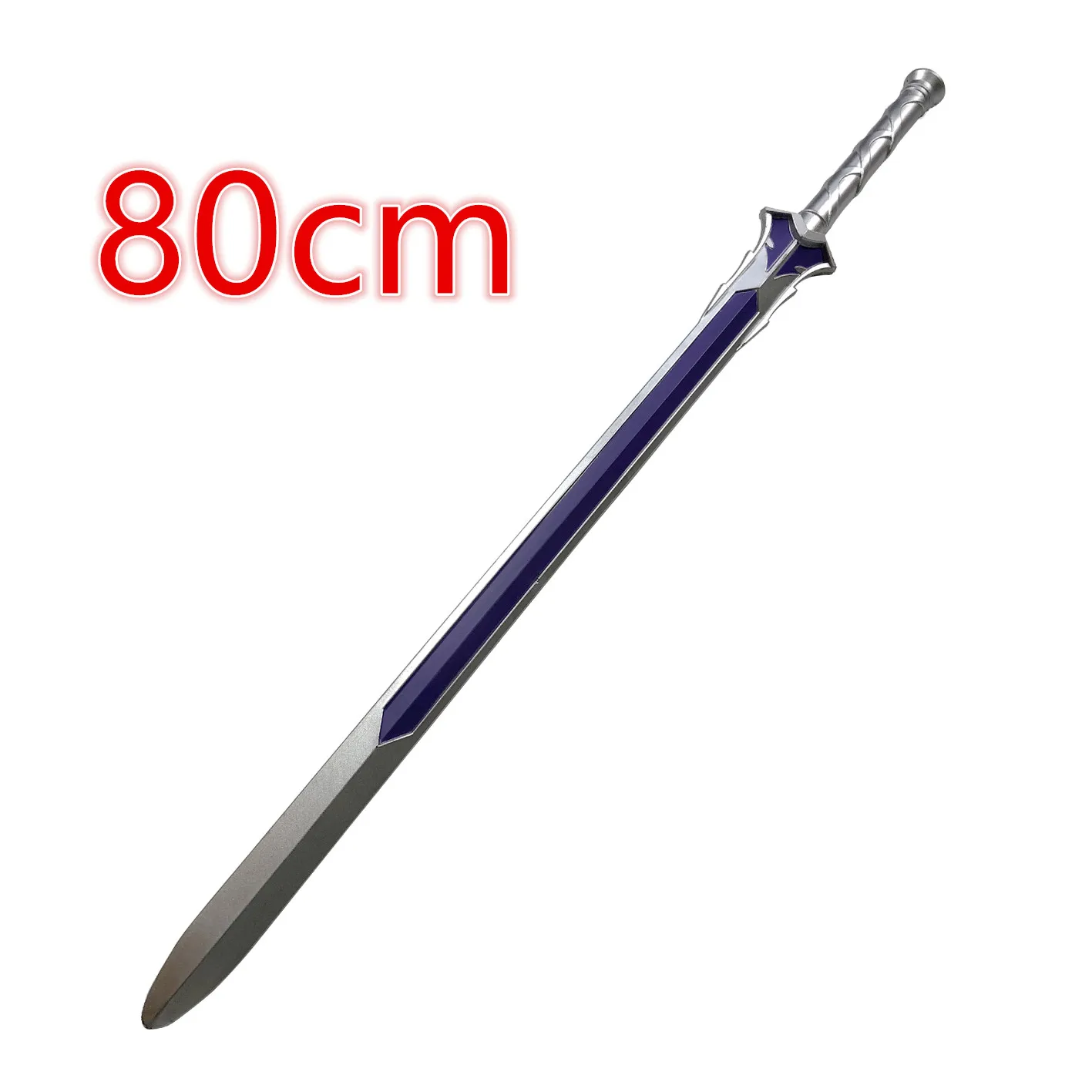 

MO DAO ZU SHI 1:1 Sword Weapon Blue Sowrd Cosplay Knife Swordsman Safe PU Anime avoid dust sword 80cm