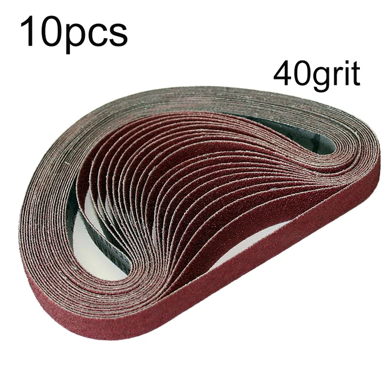 

Woodworking Abrasive Belts Metal Sander Sanding 30mmx533mm 40/60/80/120 Grit Alumina Cloth Polishing Accessories