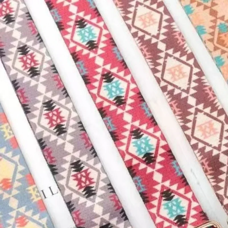 2 Meters 38mm Nylon Webbing Ribbon Printed Tape Belt Strap Dog Pet Collar Leash Rope Band for Sewing Clothes Accessories