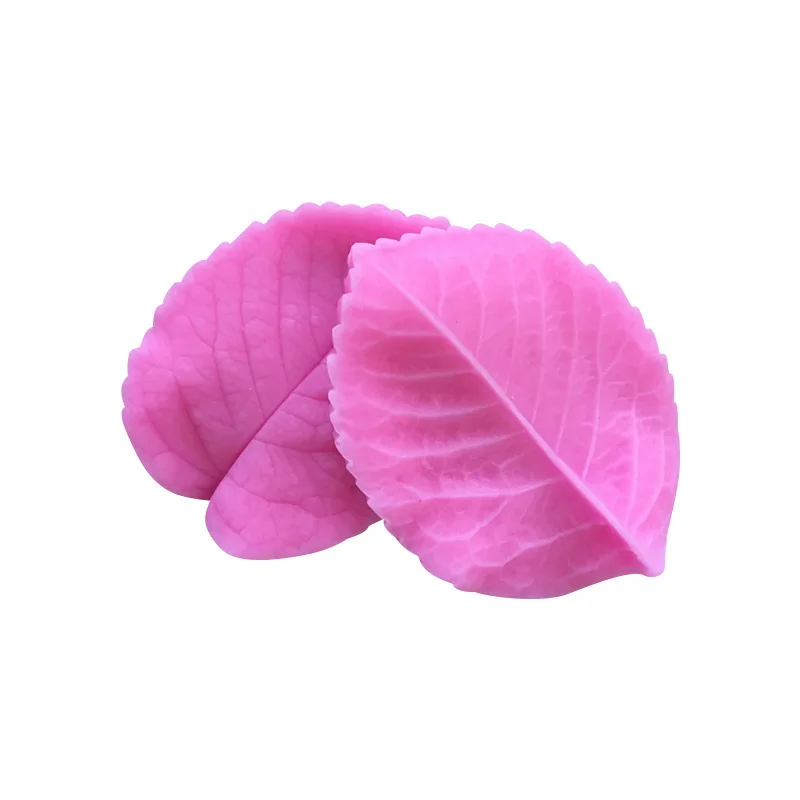 Ochrosia Borbonica Leaves Fondant Mold Double-Sided Impression Gum Paste Silicone Cake Mould Decorative Shaping Tools