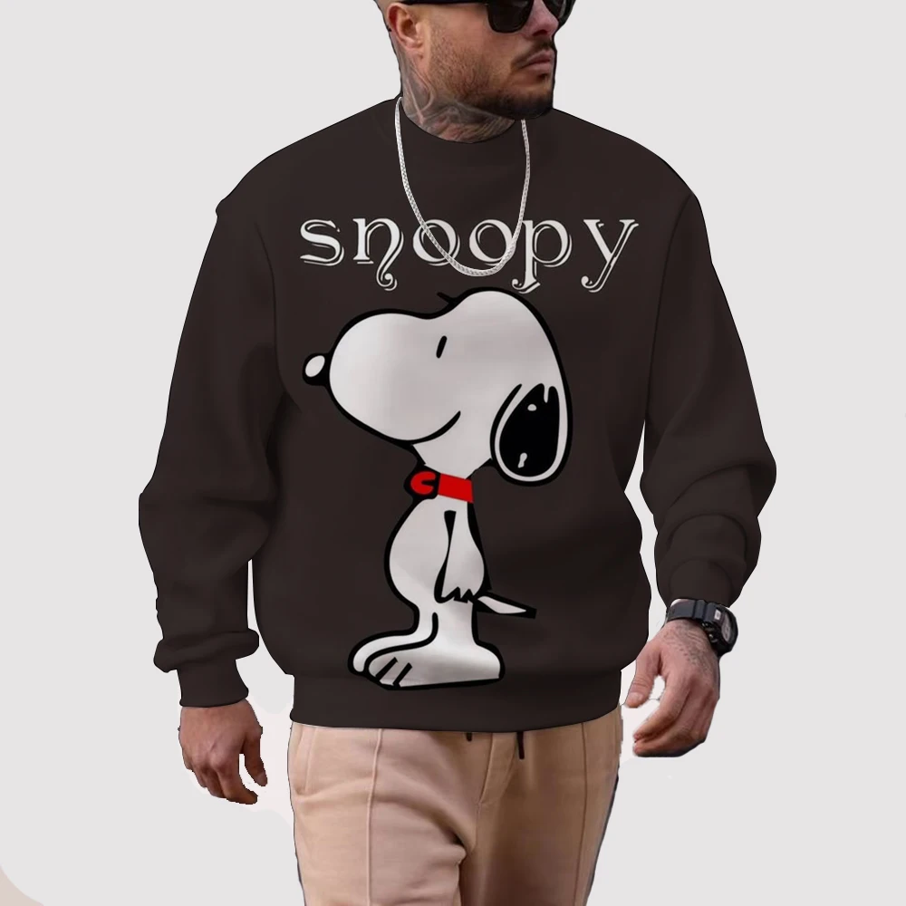 Snoopy Hoodies Cool Harajuku Casual Streetwear Men Women Tops Outerwears Blouse Hoodies Stylish Amusing Sweatshirts Kid Girl Boy