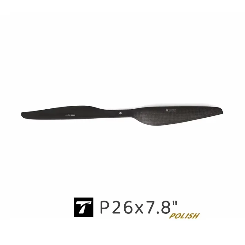 BoMassP26T-MOTOR Multi-rotorUAV Polish Carbon Fiber Propeller/PAIR Ultimate Pulling Force18kg Best Performance Speed Range1900~4