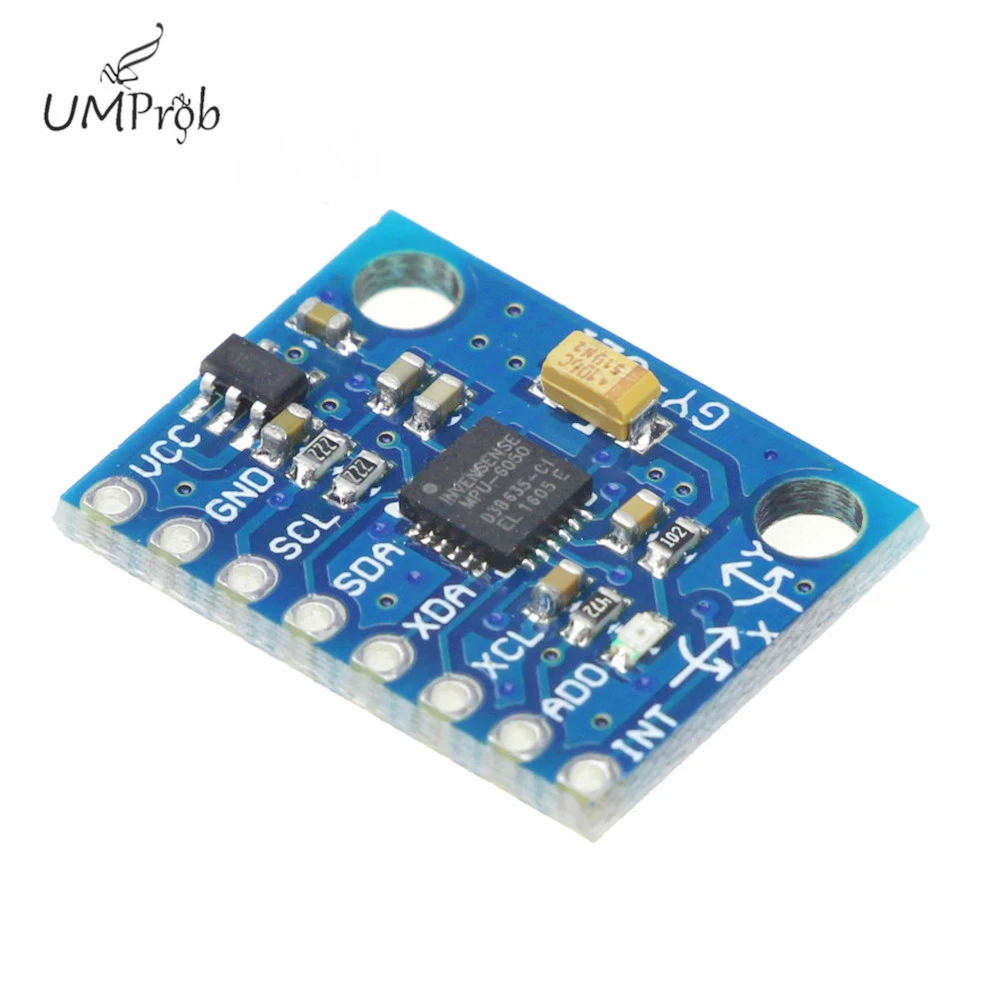 Módulo GY-521 GY521 MPU-6050 MPU6050 MPU 6050, sensores giroscópicos analógicos de 3 ejes, acelerómetro para arduino, KIT DIY