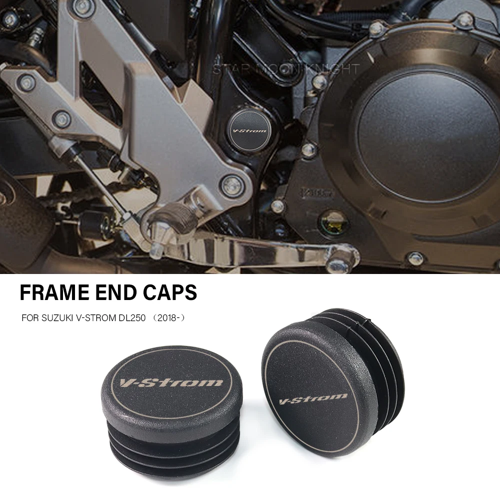 

Frame End Caps For Suzuki V-Strom DL250 V Strom DL 250 2018 2019 2020 2021- Motorcycle Frame Hole Cover Caps Plug Decorative