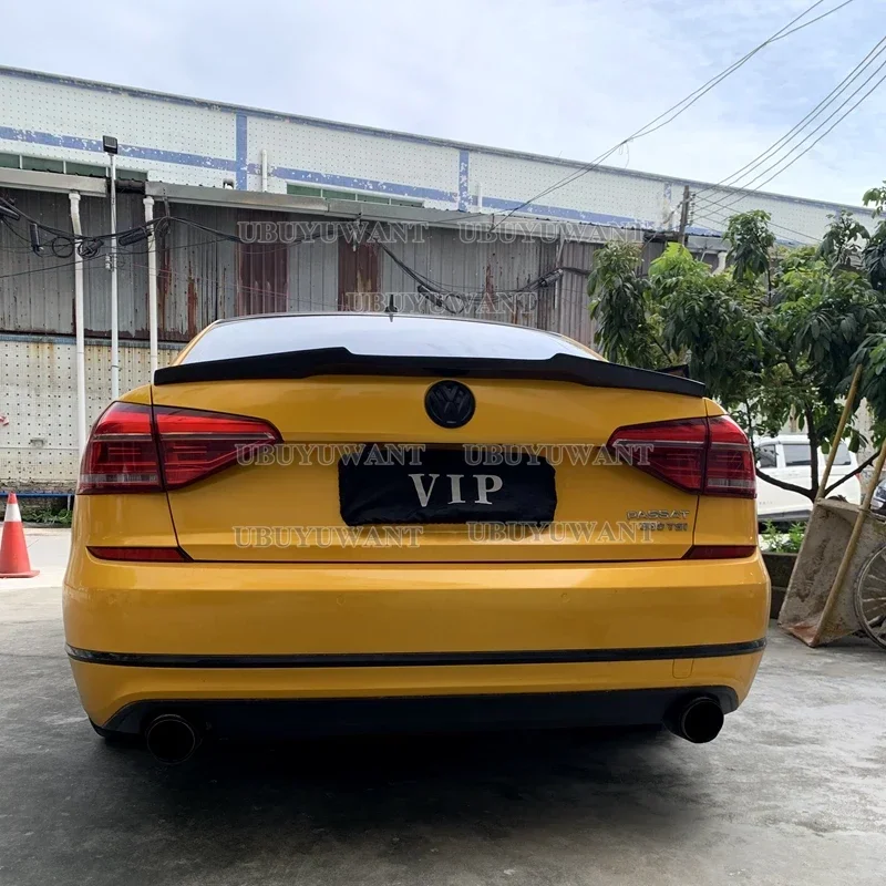 For Volkswagen Passat B7 USA 2011-2017 Passat NMS M4 style Carbon Fiber Car Rear Roof Spoiler view 4