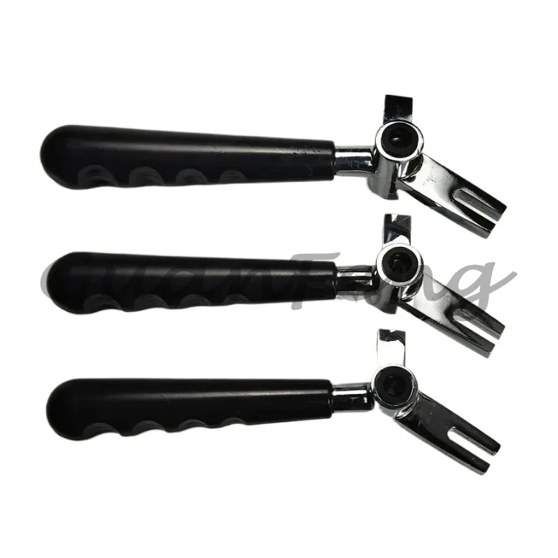 3Pcs Straight Hand Levers, Black Replacement Handles for VEVOR Soft Serve Ice Cream Machine, New Spare Parts Accessories