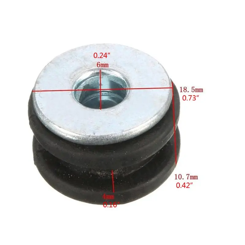 2025 New 10 Set Motorcycle Rubber Grommets Gasket Kits Bolt Assortment Set Pressure Relief Cushion Accessories For Honda Yamaha