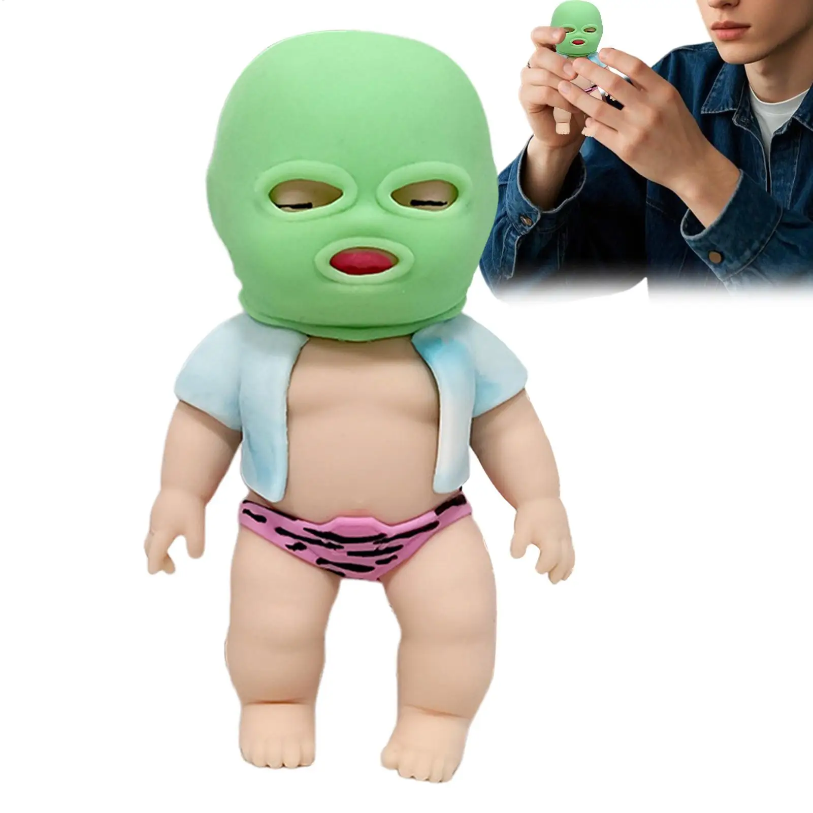 子供用ピンチおもちゃ-弾性超ソフト人形型-大人用フィジェットスクイーズおもちゃ-子供-男の子-子ども-ティーン-大人-女性-男性用