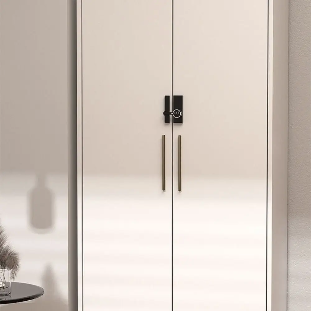 New Zinc Alloy Password Door Lock Luminous 180 Degree Security Door Buckle Durable 3-Digit Password Barn Door Lock Storage Room