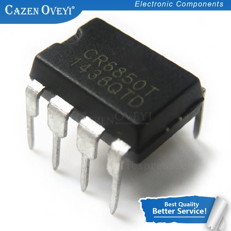 

10pcs/lot CR6850T DIP-8 CR6850 DIP8 6850T In Stock
