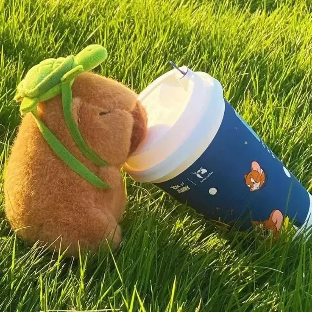 Capybara Plush Simulation Capibara Anime Fluffty Toy Kawaii Plushie Cute Doll Stuffed Animals Soft Doll Plush Gift Kid Toys
