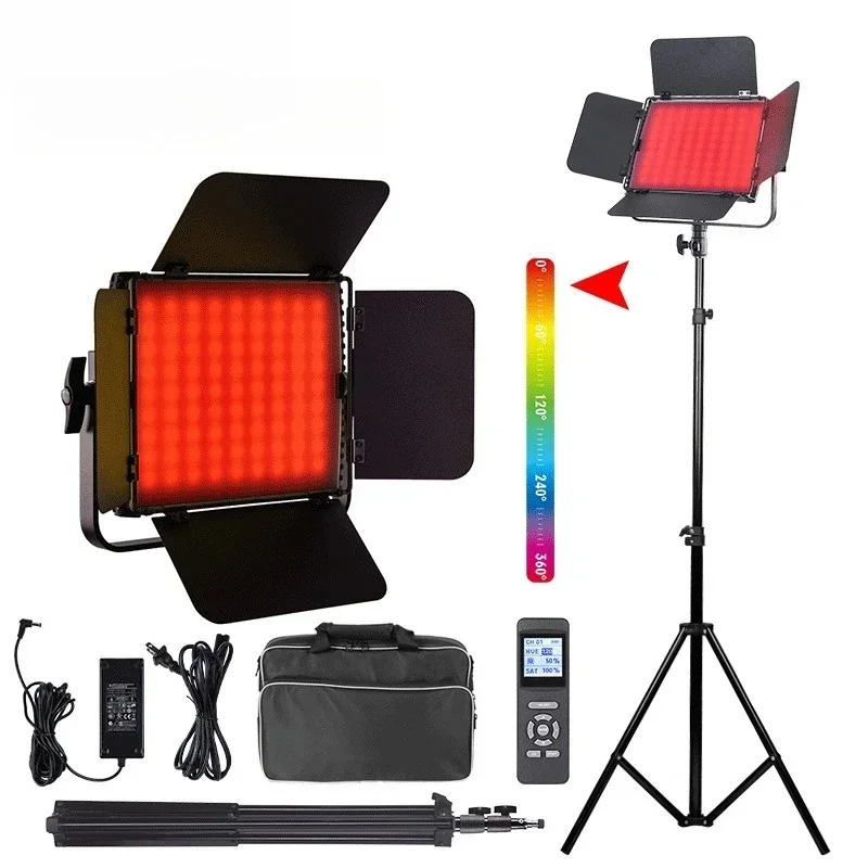 

Figure cube full color LED flat filling light photography camera light RGB film and television dance shooting light panel
