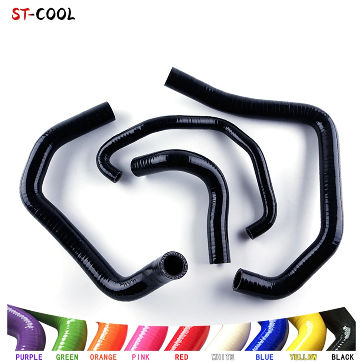 For Kawasaki ZX6R 636 2005-2006 Ninja ZX-6R ZX636 Silicone Radiator Hoses Kit Silicon Tubes 4Pcs 10 Colors