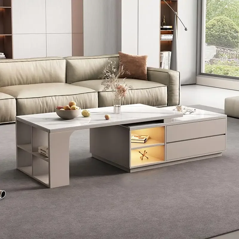 

Cute Drawers Side Table Aesthetic High Minimalist Standing Space Saving Coffee Table Unique Meubles Lounge Suite Furniture