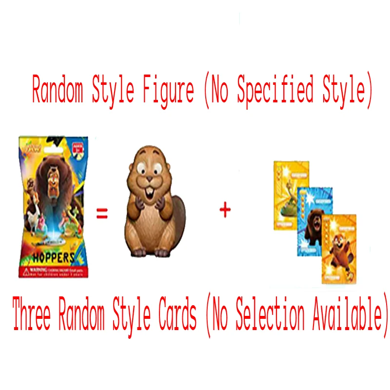 New Mystery Box Hoppers  Cartoon Beaver Peripheral Blind Box Random Style Cute Anime Figure Model Collectible Toy Surprise G