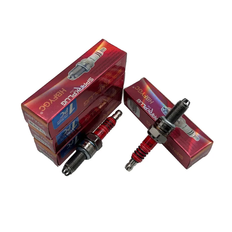 1 2 4PCS Motor Three-electrode Spark Plug B8TC FOR CR7EK CR8EK CR7E C7E C8E CR8E CR8EIX CREIX IU24 IU22 U22ESRN UR3CC PRG7C