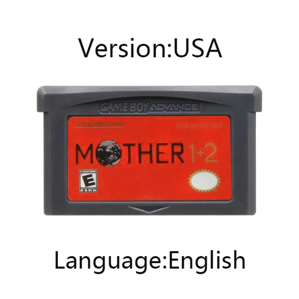 GBA Mother Series Game Cartridge 32-Bit Video Game Console Card Mother 1+2 Mother 3 American edition