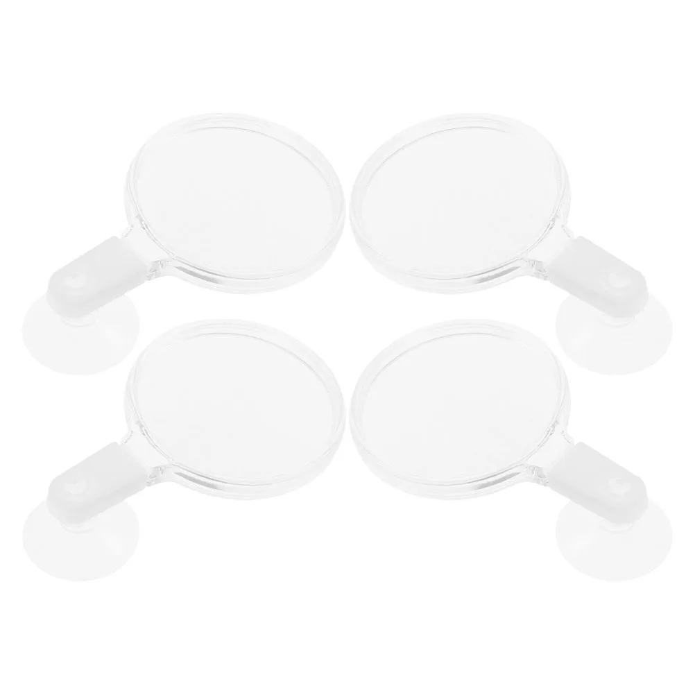 

4Pcs Aquarium Magnifying Device with Suction Cup Acrylic Lens for Detailed Viewing of Fish Tank Inhabitants Plants and Tiny