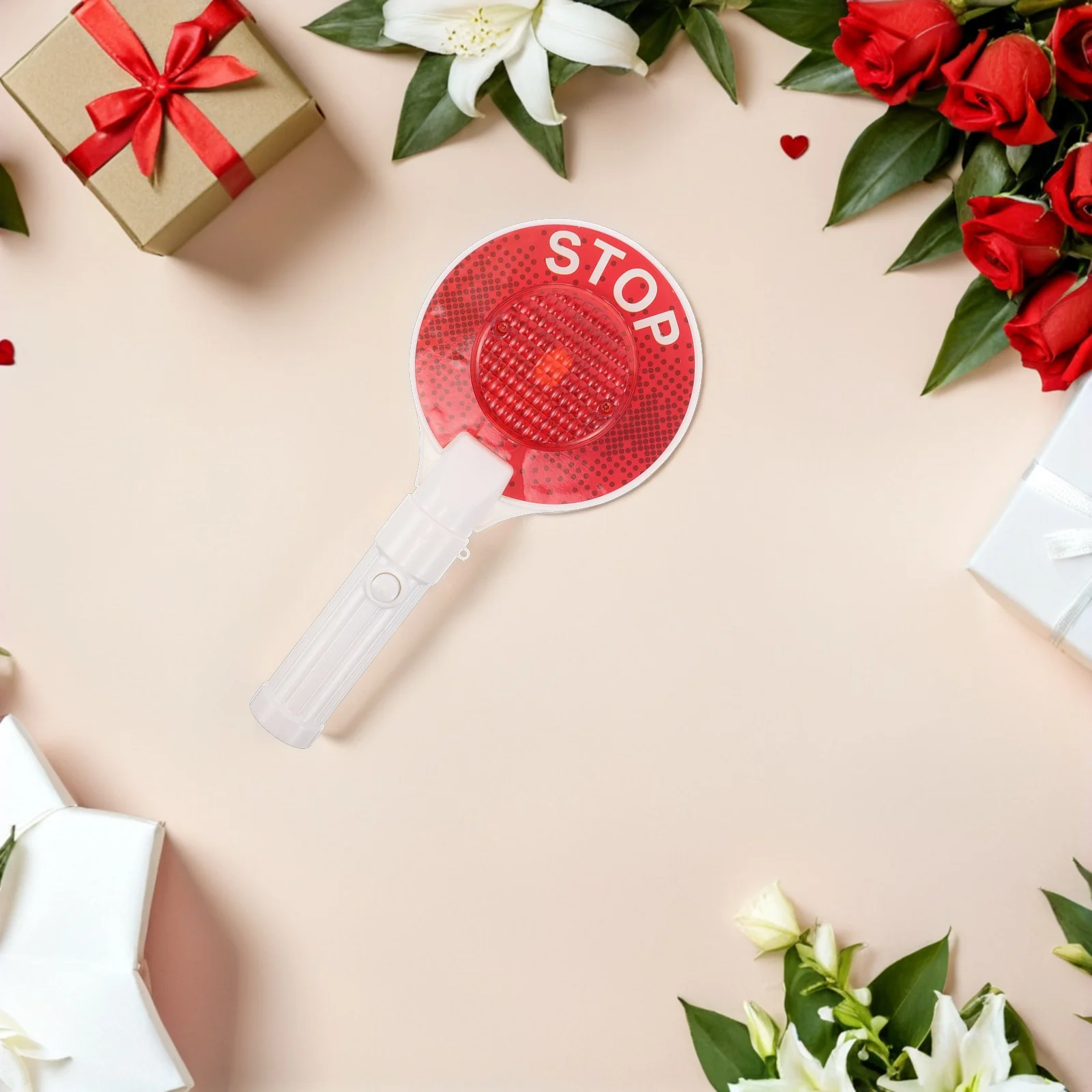 

Stop Sign Prop: Realistic Lightweight Traffic For Adults, Adjustable Handheld Party Accessory For Halloween Carnival