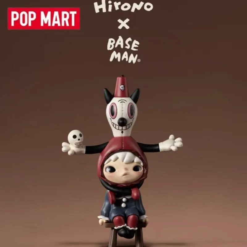 

POP MART Hirono Series BASEMAN слепая коробка Mystery Box Guess Bag игрушки куклы милые аниме фигурки настольные украшения коллекция