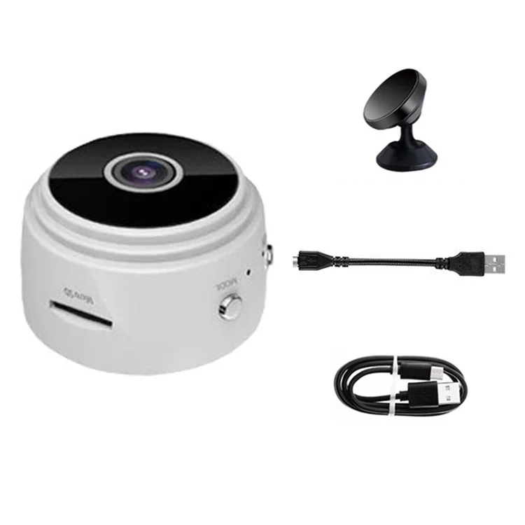 Universal WiFi Remote Camera 1080P HD Infrared Night Vision Compact Size Sensitive Wide Angle Monitor for Home Security Camera