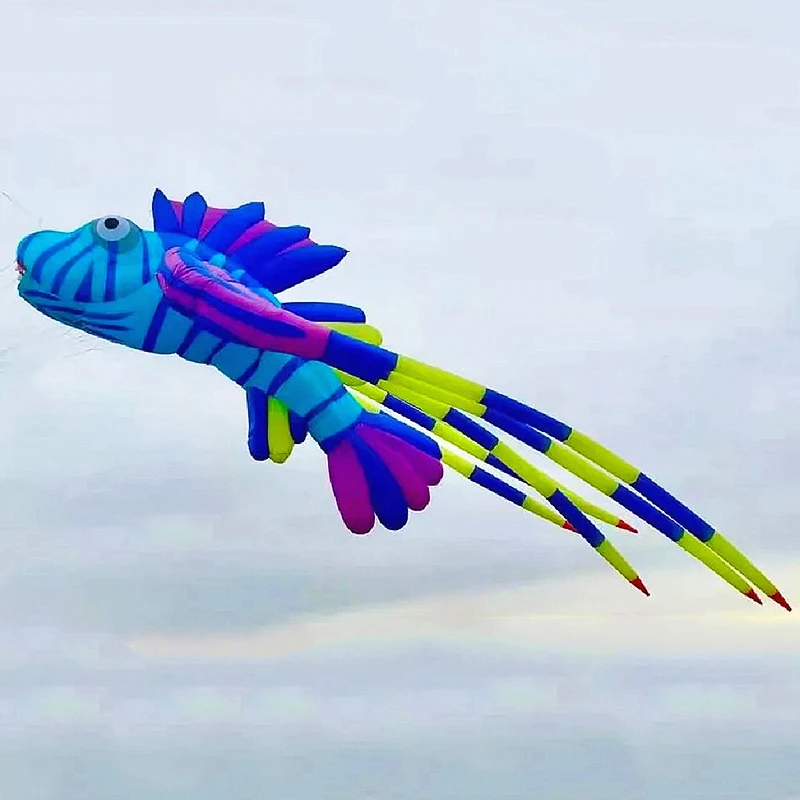 15 M MEGA Fish Kite จี้ Kite line Soft Inflatable Kite GIANT Kites TO Fly Soft Kites ที่มีสีสัน Flying Kites Koi Paragliding