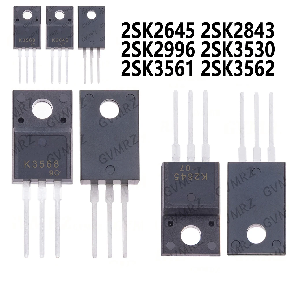 10PCS TO-220  2SK3569 2SK3667 2SK3679 2SK2645 2SK2843 2SK2996 2SK3530 2SK3561 2SK3562 2SK3566 2SK3567 2SK3568 TO-220