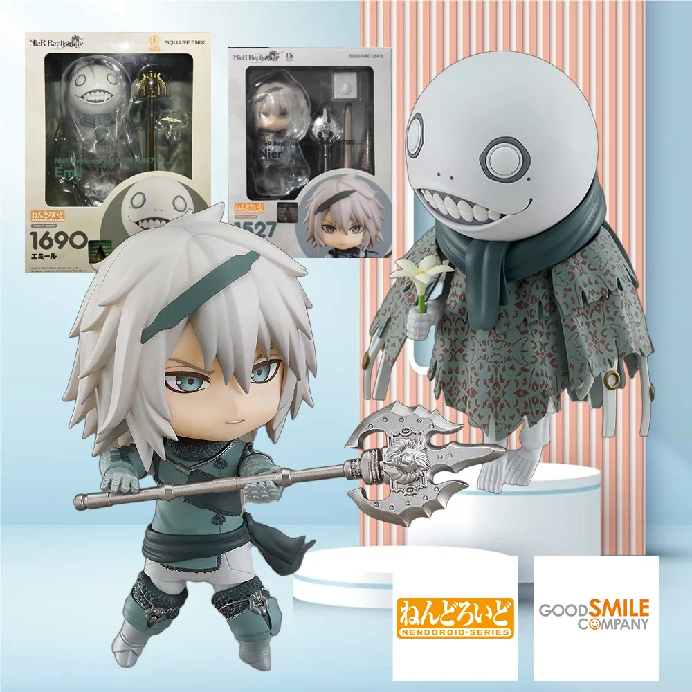 Nendoroid Nier & Emil Good Smile, Figura de Acción Articulada con Licencia Oficial del Juego NieR Replicant, Decoración para el Hogar y Escritorio