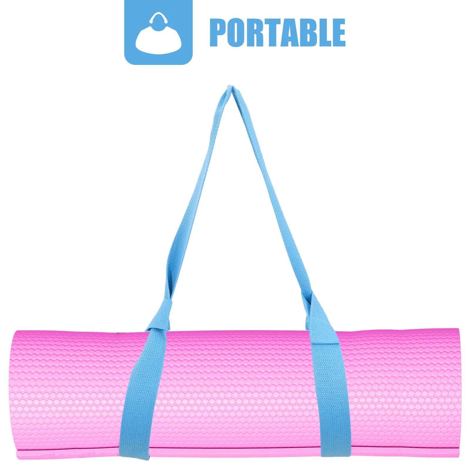 

4Pcs Yoga Mat Strap Sturdy Wear-Resistant Yoga Sling for Carrying Mat Multi-Function Training Belt Gym Exercise Stretching