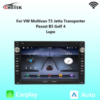 CHSTEK Car Radio Carplay Android Auto For Volkswagen Seat Transporter Passat B5 Golf 4 Multivan T5 Jetta Lupo Bluetooth WIFI GPS