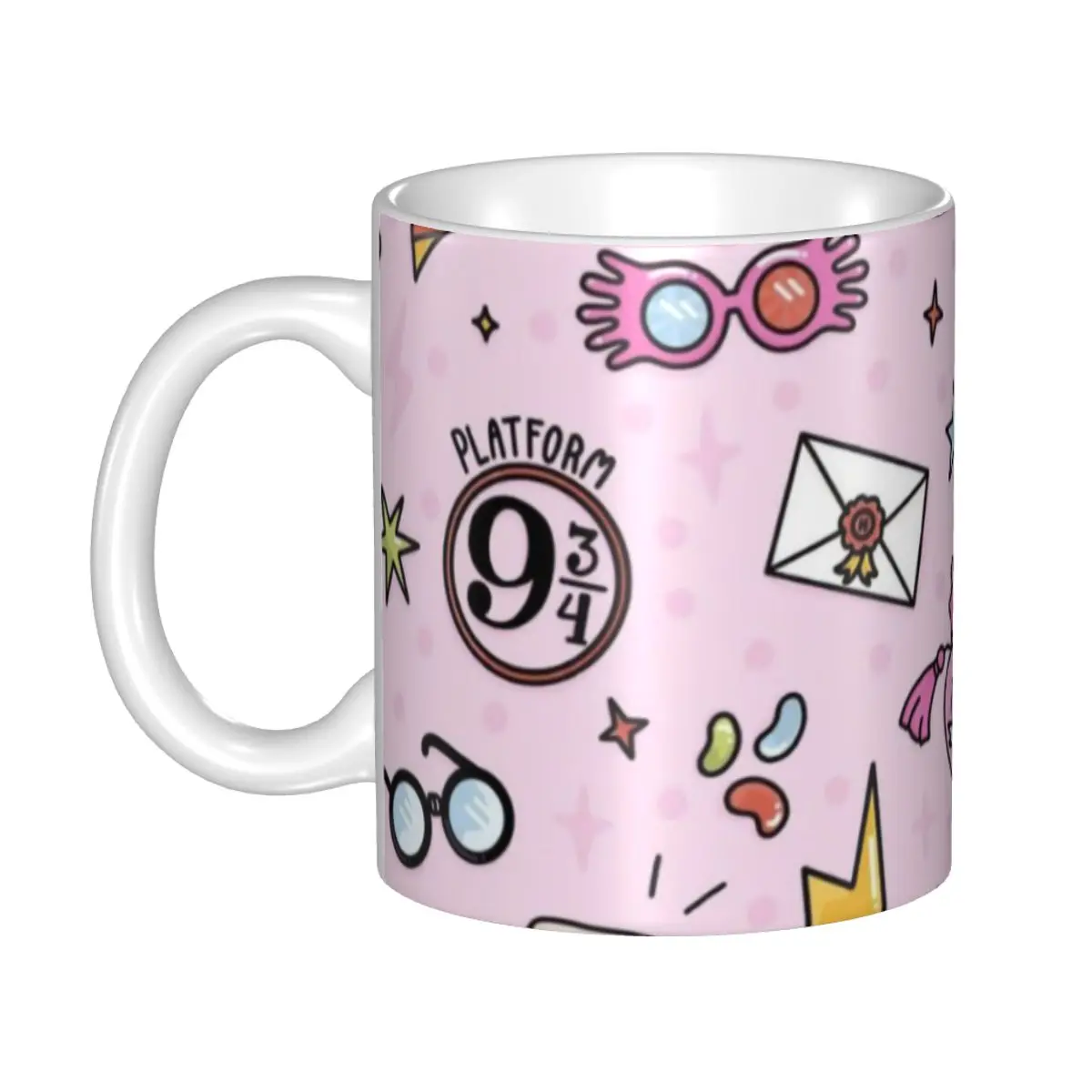 

DIY Harrys Magic Adventure Movies Potters Ceramic Mugs Custom Coffee Cup Creative Present