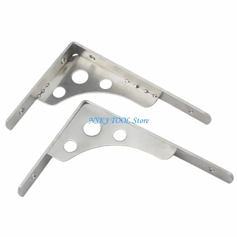 L8RC Heavy Duty Square Wall Mount Bracket Easy Installation Space Saving Designs Wandhalterung für Küchengarage