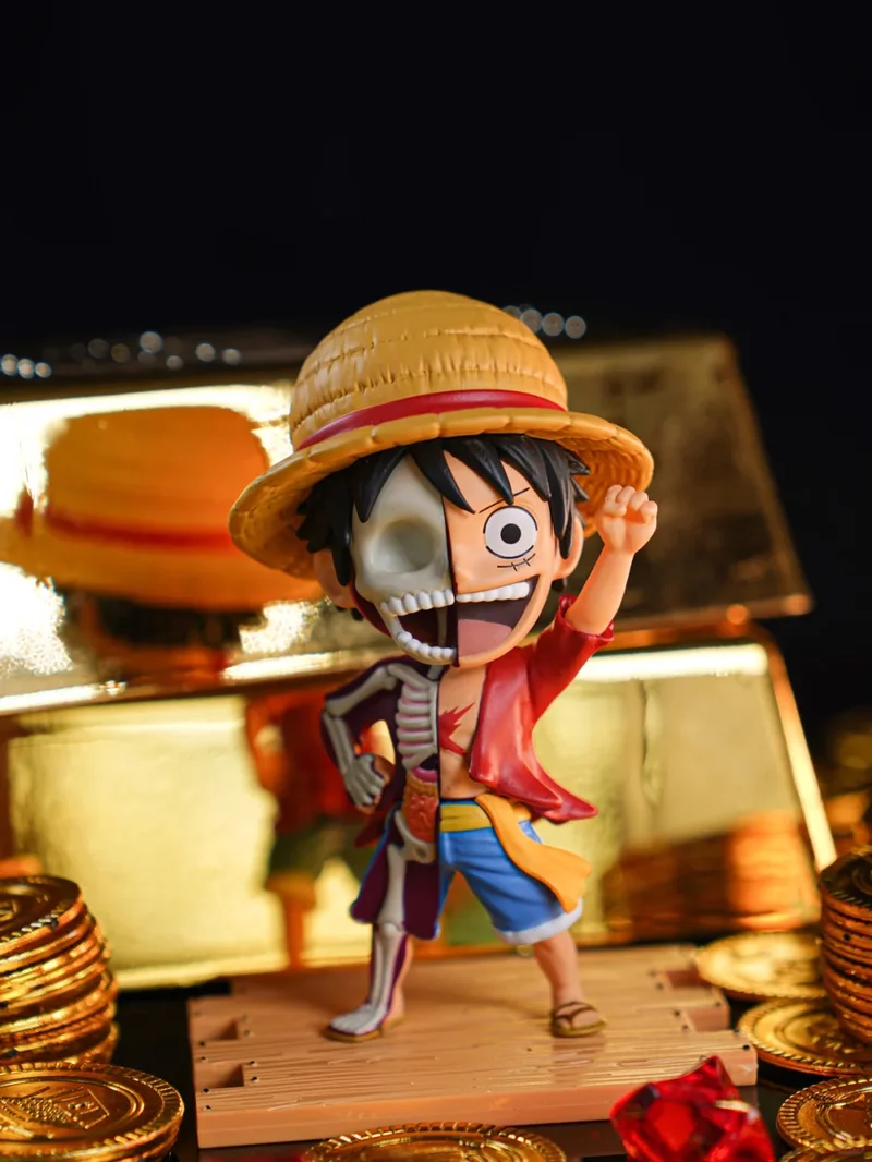 

New In-Stock Anime Sea Poacher Character Half-Skull Blind Box Figurine Tabletop Decoration Perfect Holiday Surprise Gift