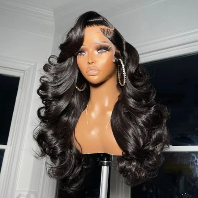 

HD Lace frontal Wig for Black Women 13x4 Black Body Wave Lace front Wigs Lace Front Wig With Baby Hair Loose Wave colored Wigs