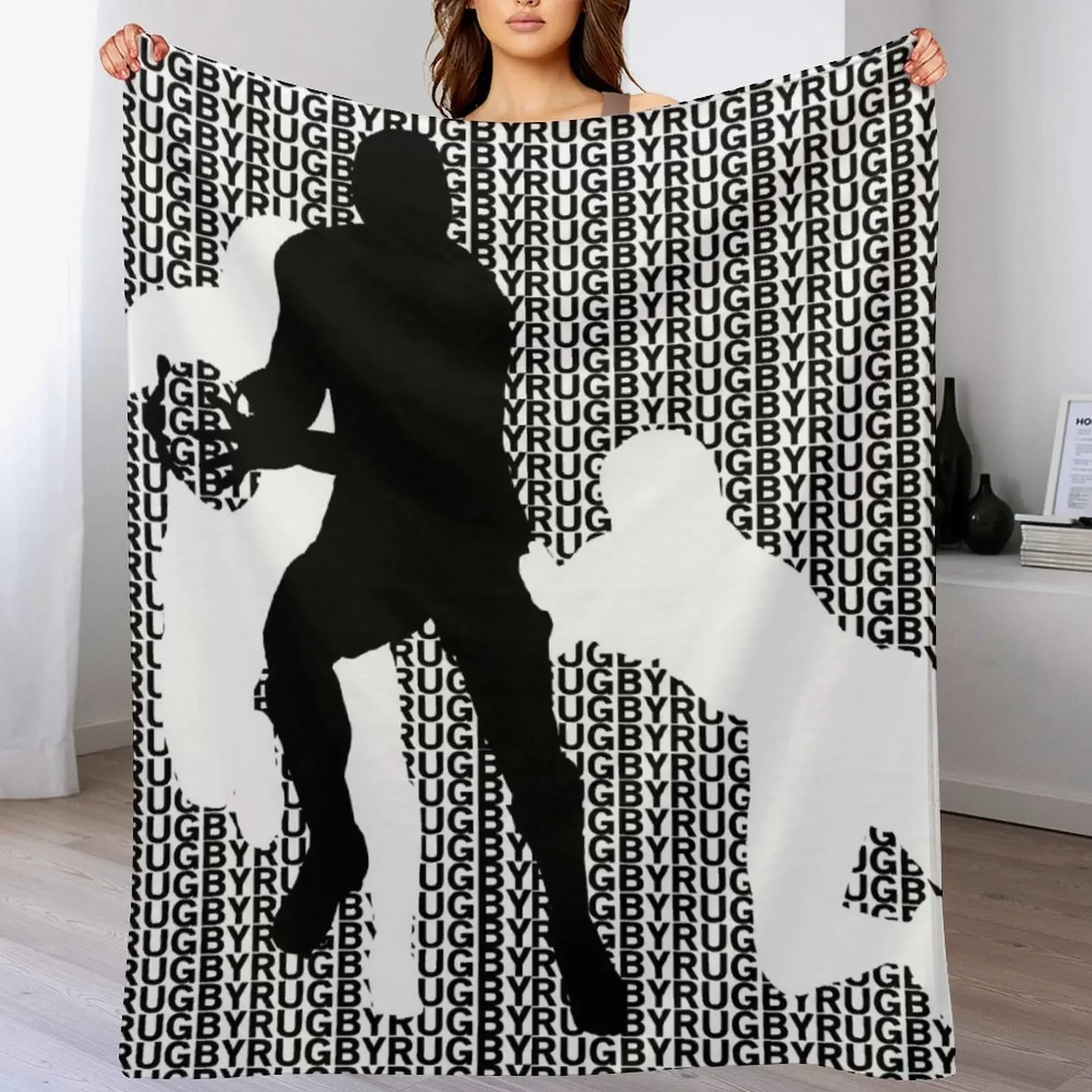 

Rugby Tackle 2 Throw Blanket For Baby Winter beds for babies Blankets For Bed Blankets