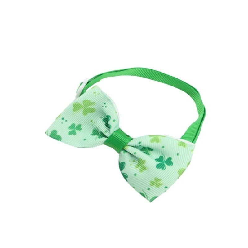 สัตว์เลี้ยง stpatricks วันโบวตี้คออุปกรณ์ประกอบอุปกรณ์อุปกรณ์เสริมที่สามารถปรับได้