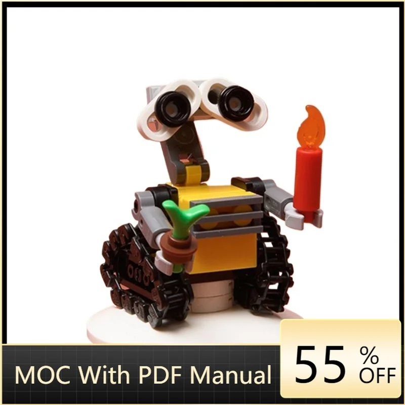 

57 Parts Famous Movie Robot MOC Custom building blocks model Model Building Block DIY Assembly Bricks Toy For Kid Christmas Gift