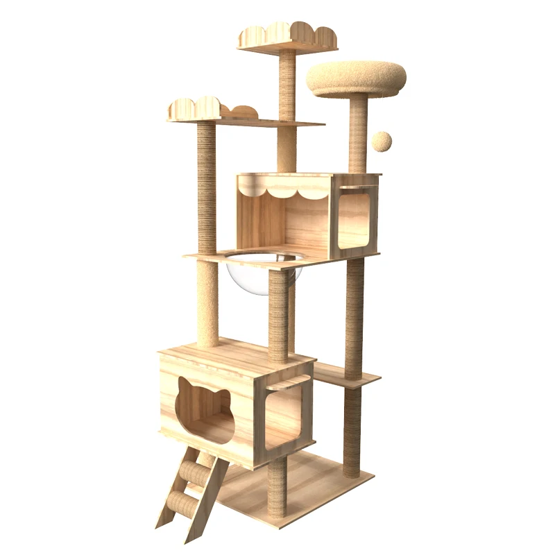 Cat Crawler Large Cat Nest Tree Integrated Super Space Capsule Cat Scratch Board Cat Villa Cat Toy Nest