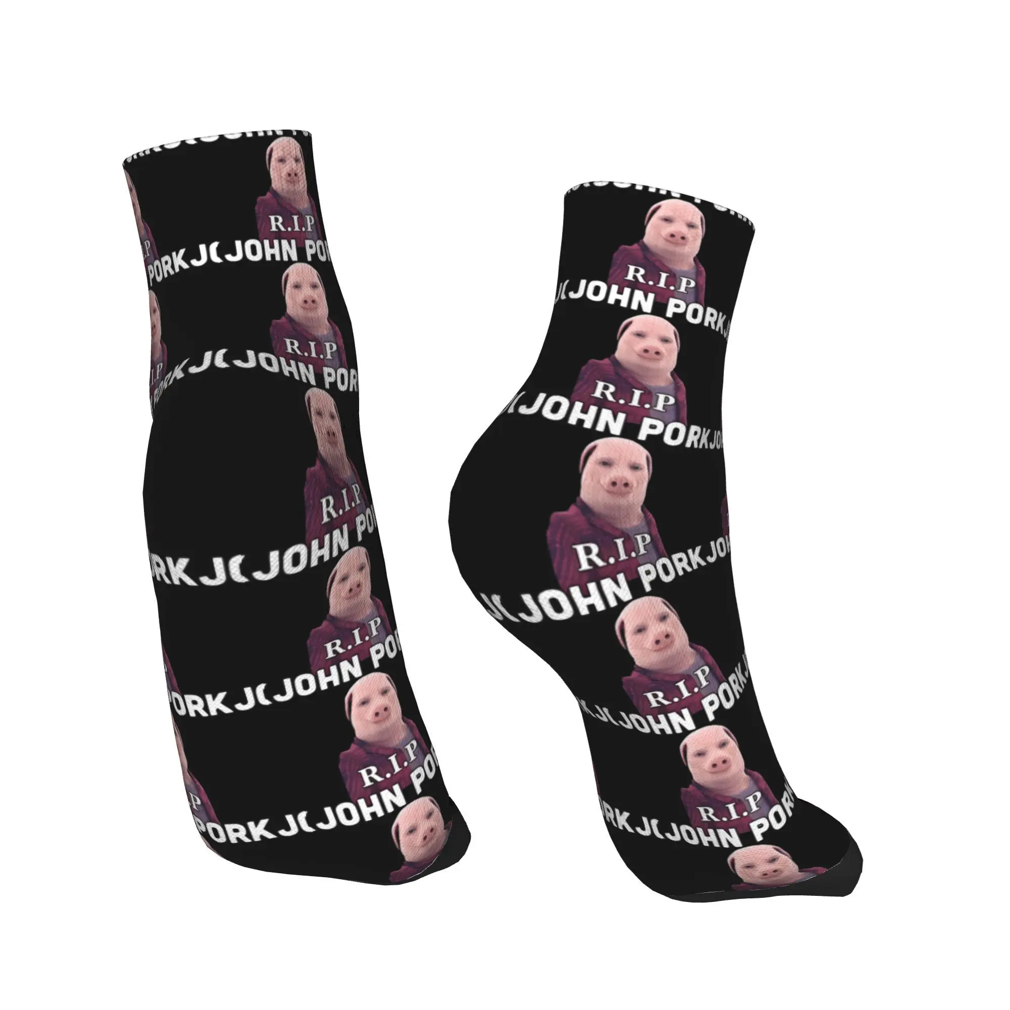 مزق جون سيردو الكاحل الجوارب مضحك خنزير ميمي الجرافيك الجوارب غير رسمية الصيف عدم الانزلاق الجري الرياضة تنفس جورب للجنسين الرجال