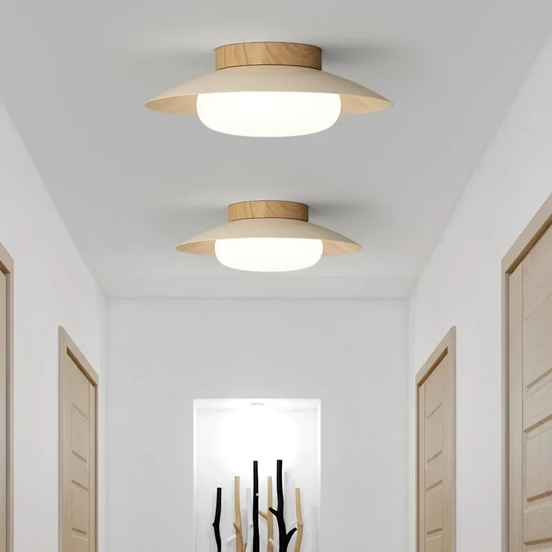 Cream wind balcony light Ceiling Japanese corridor medieval wabi wind aisle French entrance