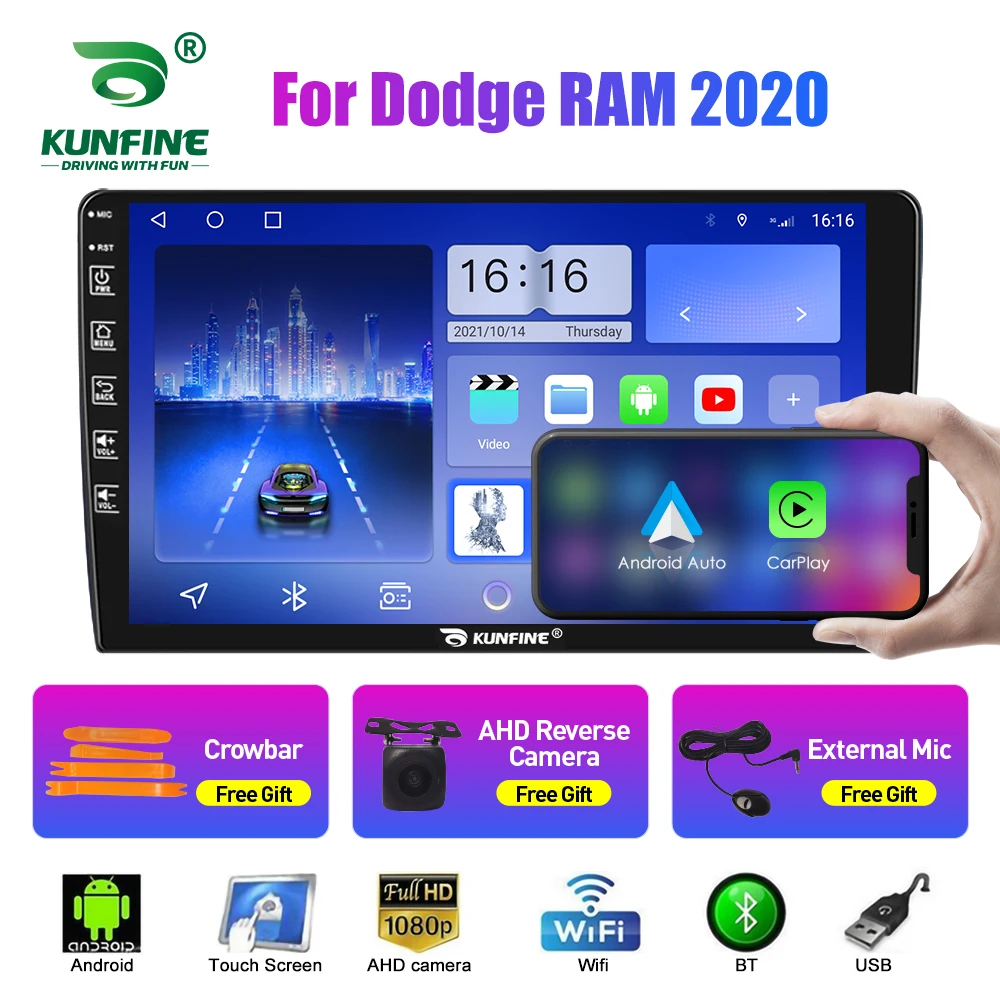 

Car Radio For Dodge RAM 2020 2Din Android Octa Core Car Stereo DVD GPS Navigation Player Multimedia Android Auto Carplay