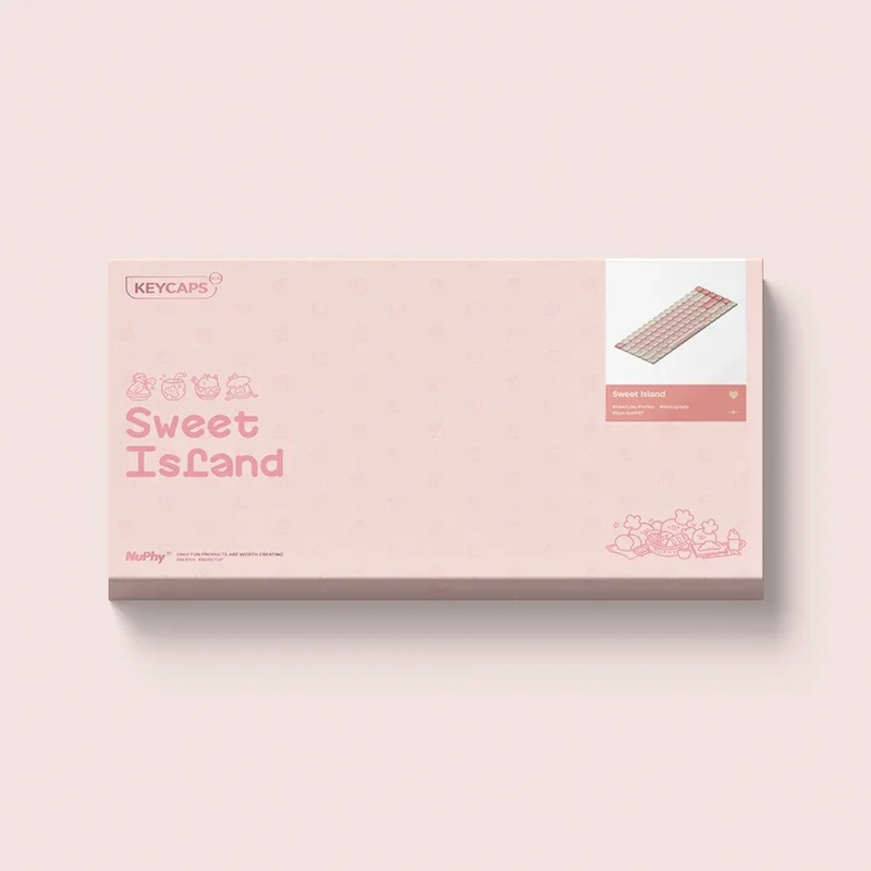 nSA Highly Sweet Island PBT sublimazione a cinque lati tastiera ad asse basso keycap set completo originale di 159 tasti