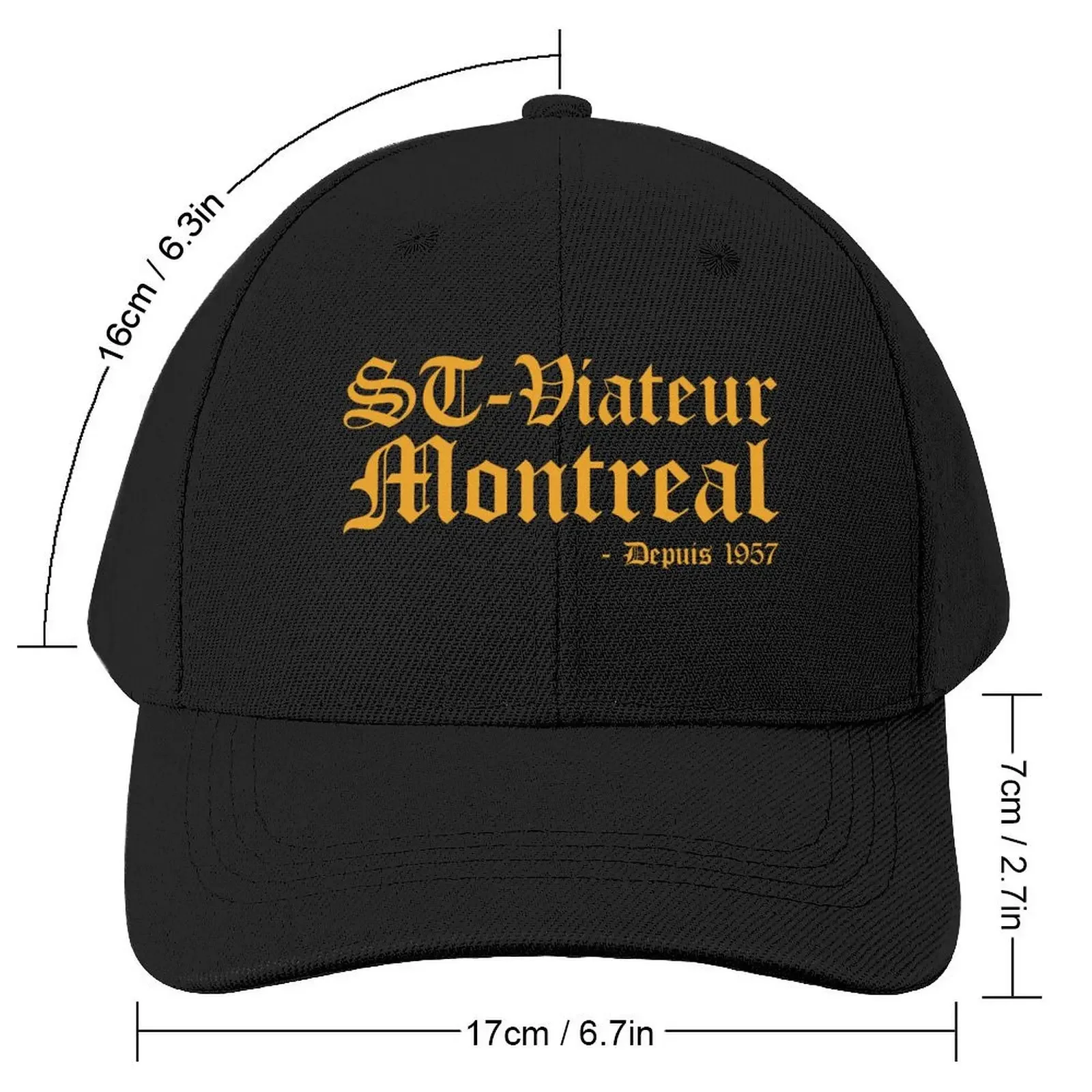 Bagels Are booming ST Viateur Bagel Montreal - Depuis 1957 Yellow Font Baseball Cap Custom Cap tea Hat Cosplay Mens Caps Women's