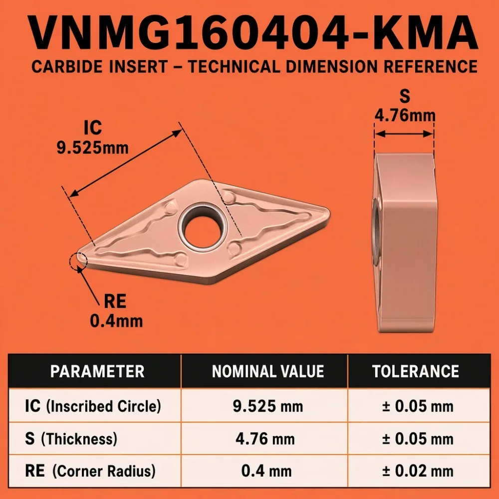 10pcs VNMG160404-KMA VNMG160408-KMA Carbide Inserts External Turning Tool CNC Lathe Cutter Tool VNMG  for Stainless Steel