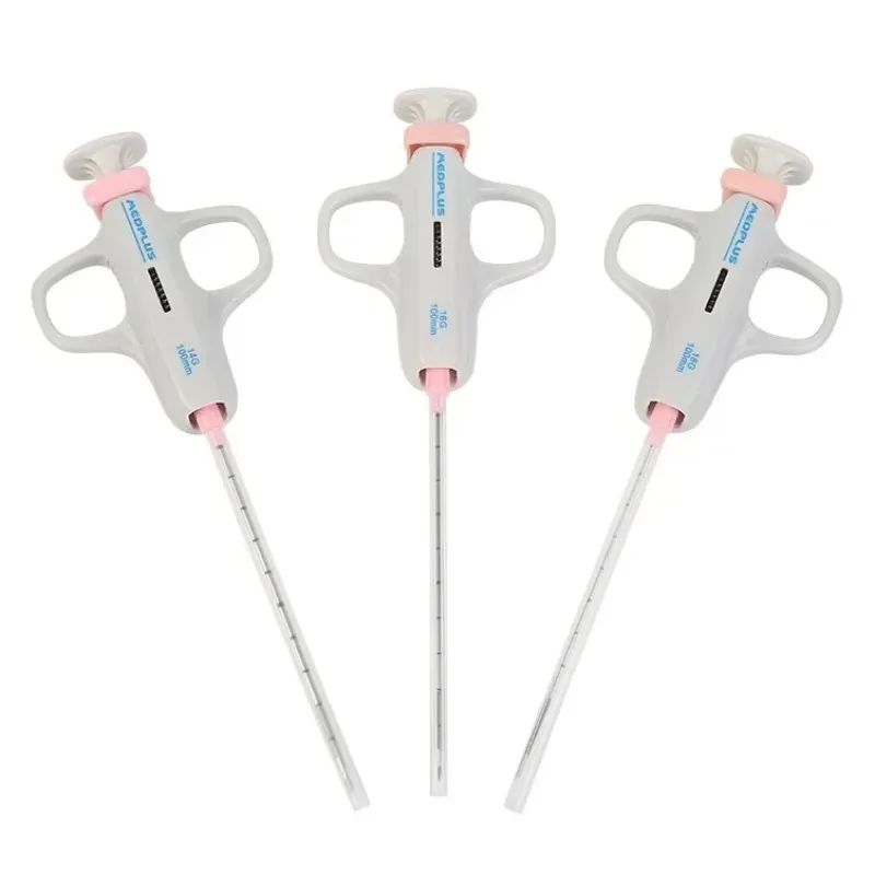 Stainless steel tru cut disposable semi-automatic sterile medical