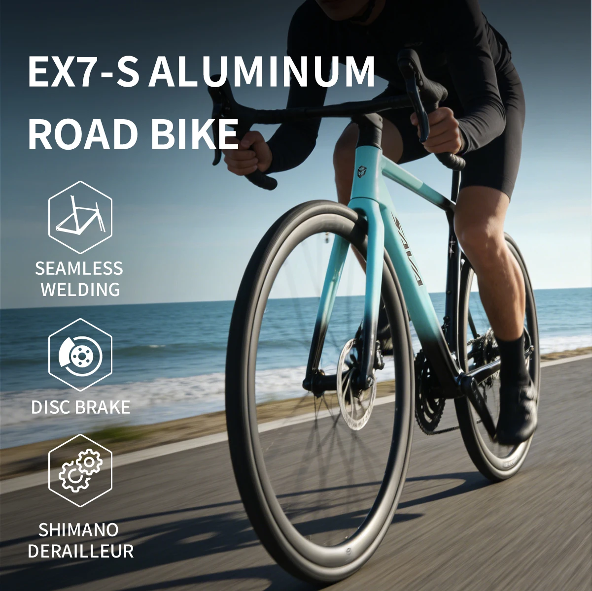 

SAVA EX-7 High-Value Road Bike Aluminum Road Bike Equipped with SHIMAN0 TIAGRA R4700 Road Racing Bike