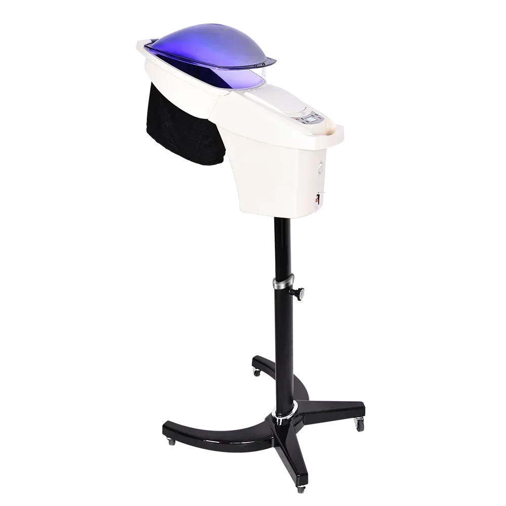 Big Micromist Professional Ultrasonic Micro Mist Ozone Hair Salon Steamer with Stand&Hair SPA Standing O3 Hair Steamer