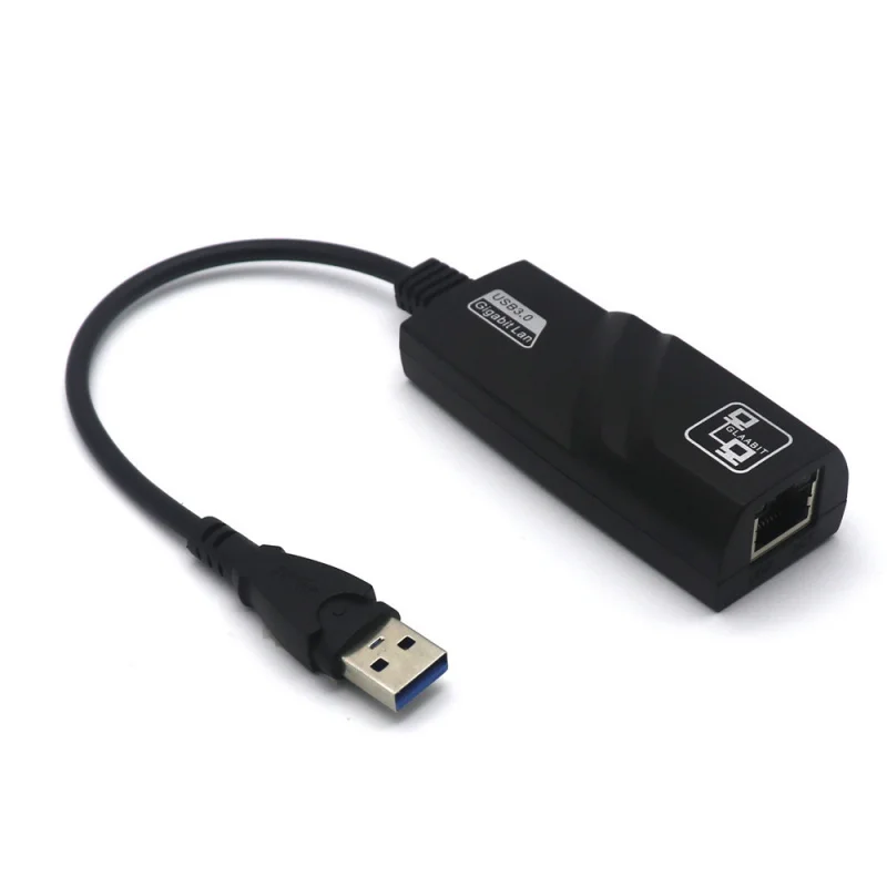 USB/Type C to Ethernet Adapter, Gigabit 1000Mbps Network Card, Driver‑Free LAN Converter for Laptop PC