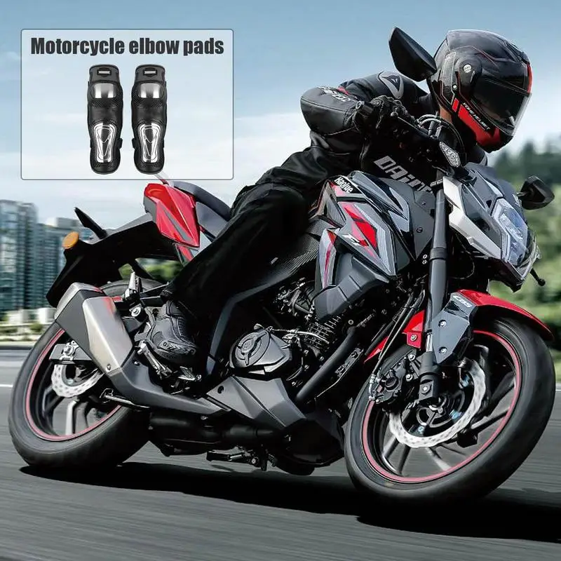 

Motorcycle Knee Pads Ride Safe Ride Strong Windproof Motorcycle Knee & Elbow Guards with Adjustable Impact-Resistant Protection