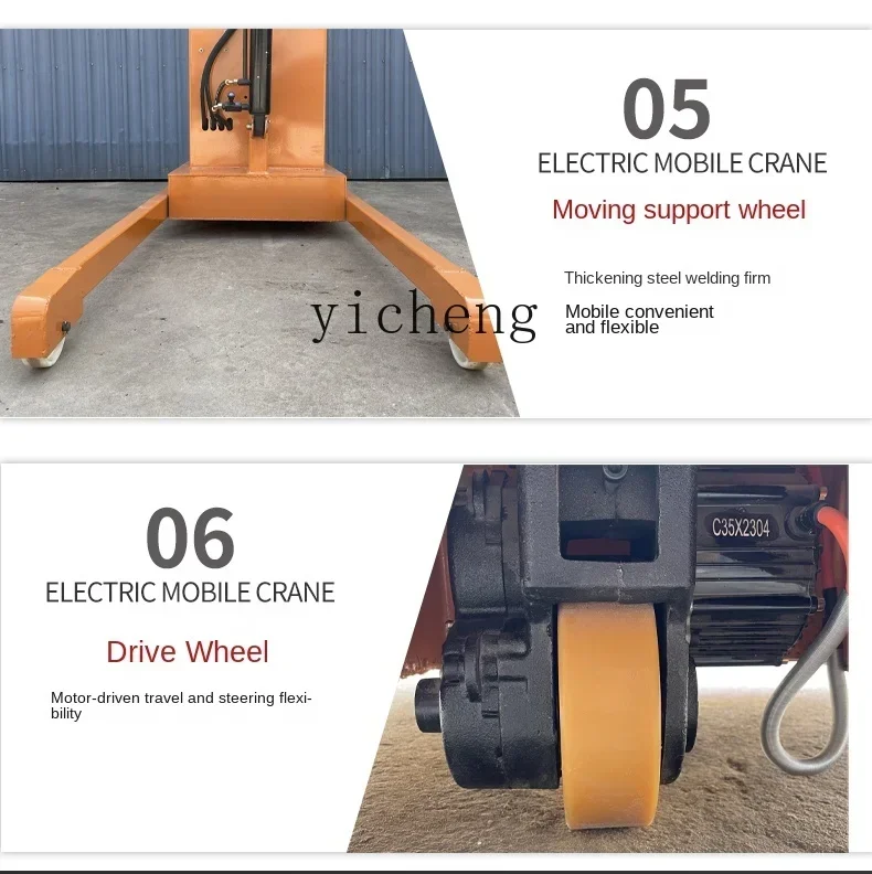 electric hydraulic crane electric lift electric rotary handling mobile hydraulic crane truck crane